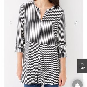 J Jill striped tunic top